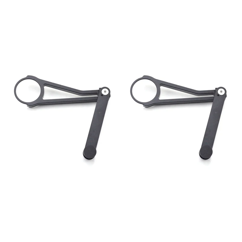 

2X Bicycle Alloy Chain Protect Hook For Brompton BRO 3Sixty Folding Bike Chain Protection,Black