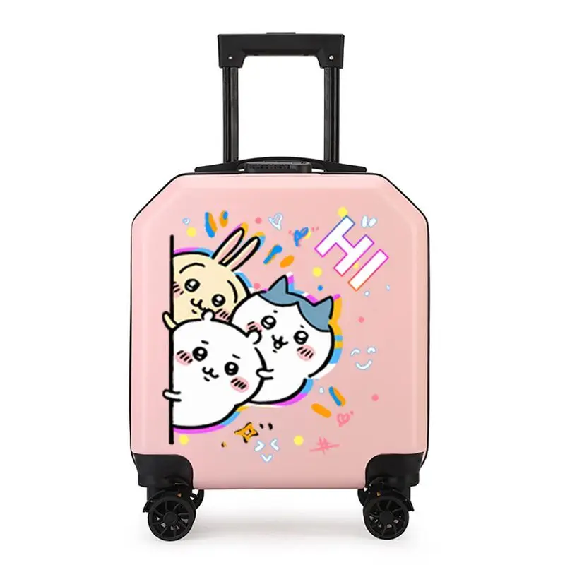Anime Chiikawa Luggage Travel Case for Men and Women, Travel Storage Box, Cartoon Hachiware Usagi Boarding Case, Holiday Gift