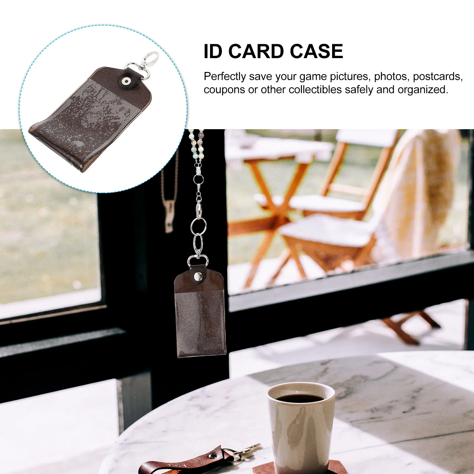 

ID Case Transparent Game Card Holder Plastic Photo Card Sleeves Protective Cover for Collectibles Trading Cards Organizers