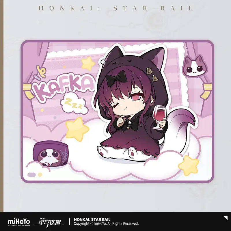 [Genuine] miHoYo Game Honkai Star Rail Q-version Home Furnishing Series Blanket Robin Kafka Firefly Anime Prop Cosplay Xmas Gift