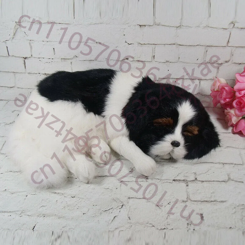 

Реалистичная модель собаки: статуэтка спящей собаки, реквизит для фотосъемки, декор для дома