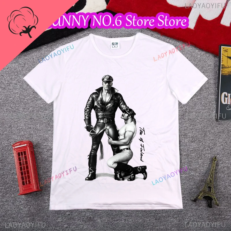 الأفلام الشهيرة شعبية أعلى بيع توم من فنلندا صديقها تي شيرت مثلي الجنس رجال الشرطة الرجال تي شيرت جديد إمرأة بلايز للجنسين