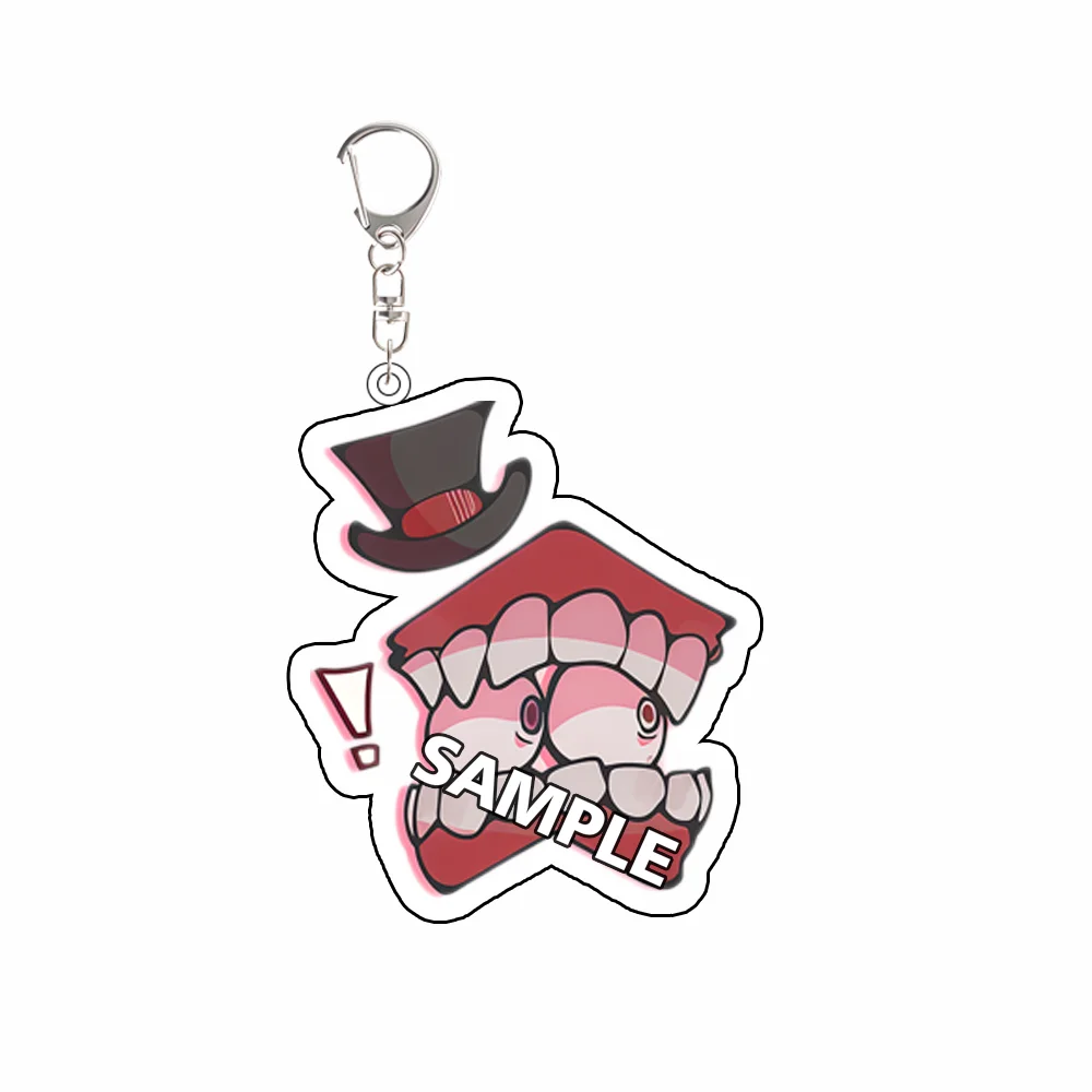 For TADC Caine Bubble Series Anime Peripheral Acrylic KeyChain Custom Cartoon Cute Backpack Pendant Exquisite Festival Gift view 2