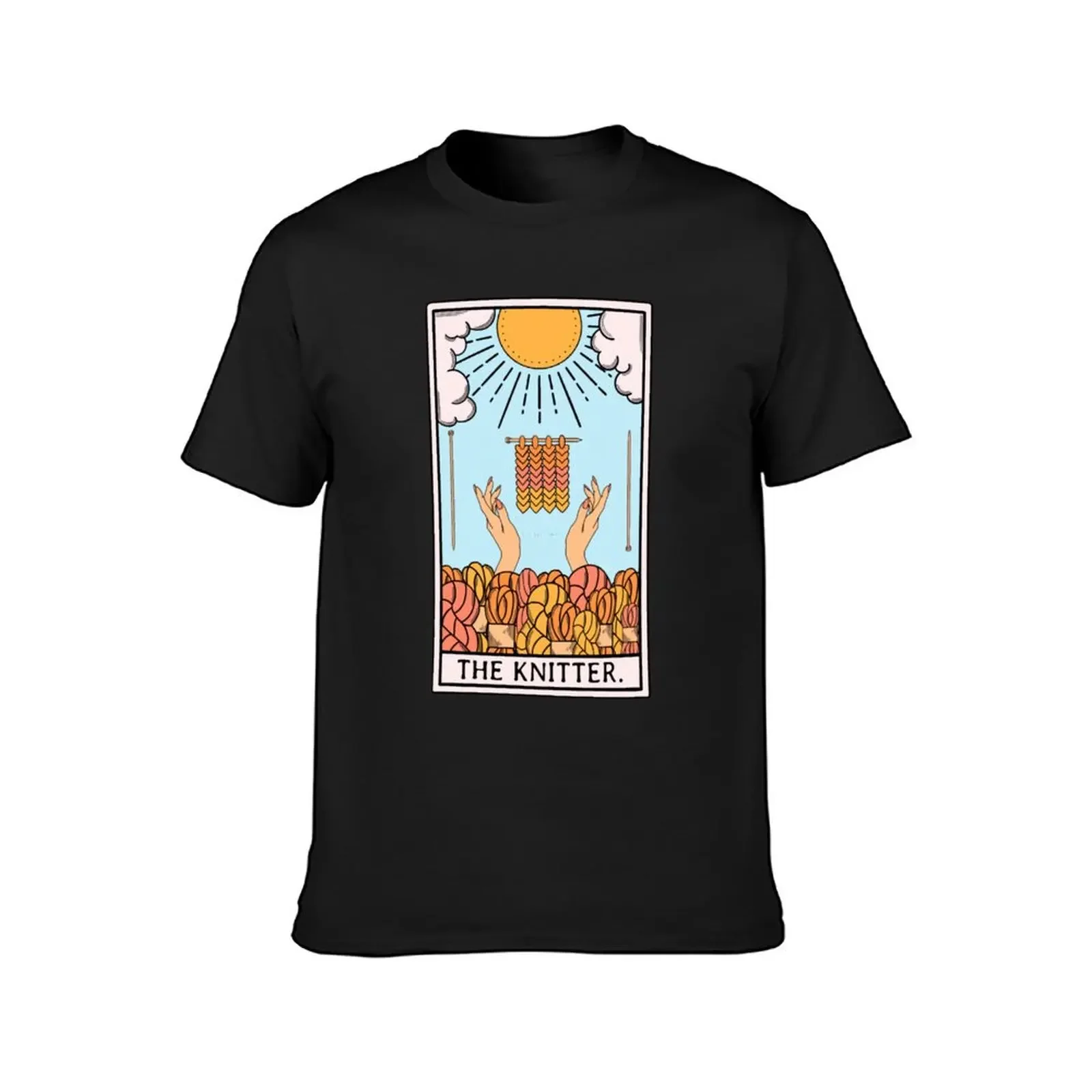 The Original Knitter Tarot Card T-Shirt customs design your own hippie clothes new edition t shirts for men pack