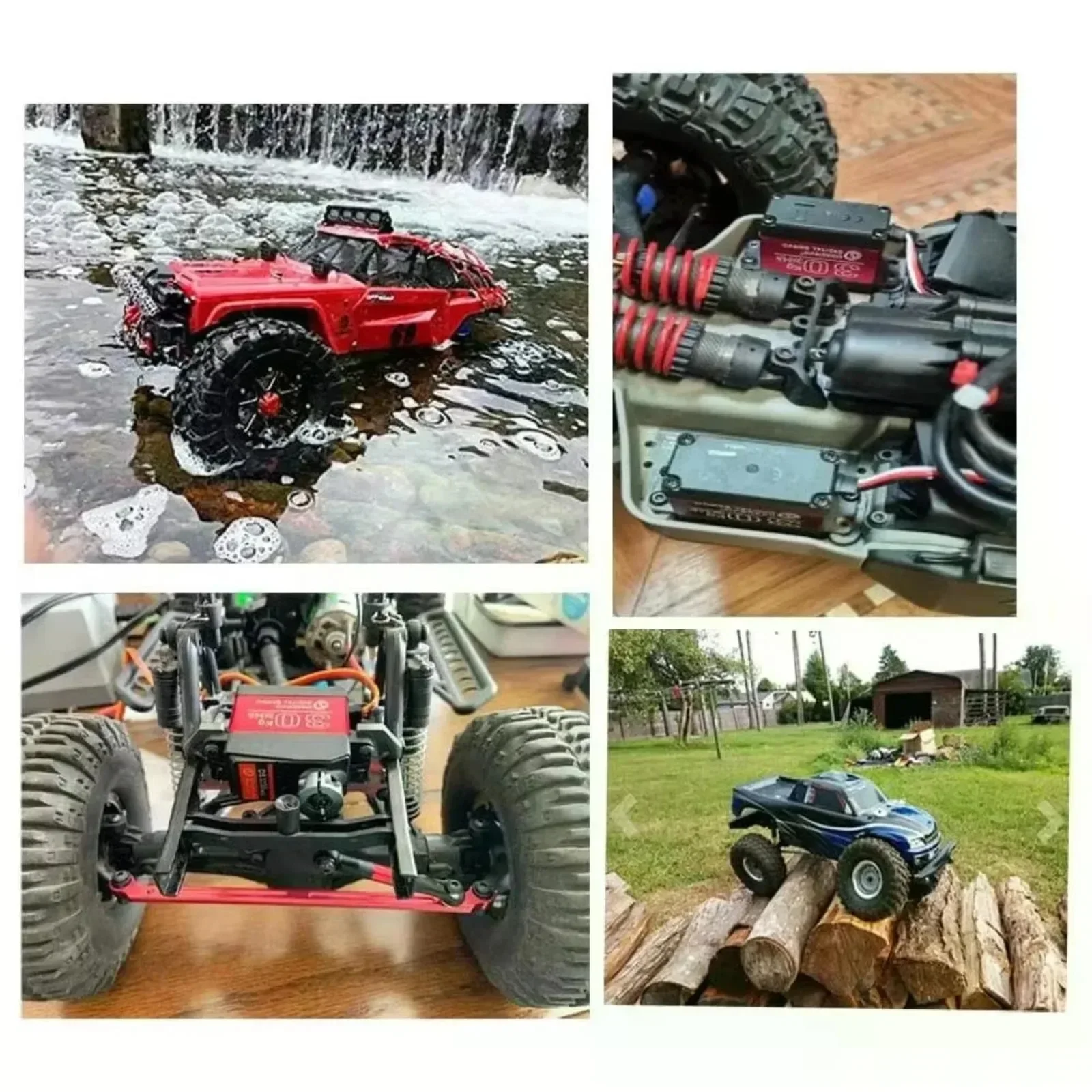 DS3235 35kg digitale RC servo volledig metalen tandwiel met hoog koppel 180/270 °   IP66 Waterdicht voor 1:8 1:10 1:12 RC Auto Crawler Voertuig Robot