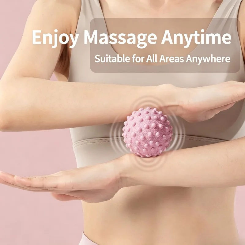 Spiky Massage Ball Fascia Release Ball for Foot Back Shoulder Leg Muscle Relief Yoga Fitness Training Multiple Colors