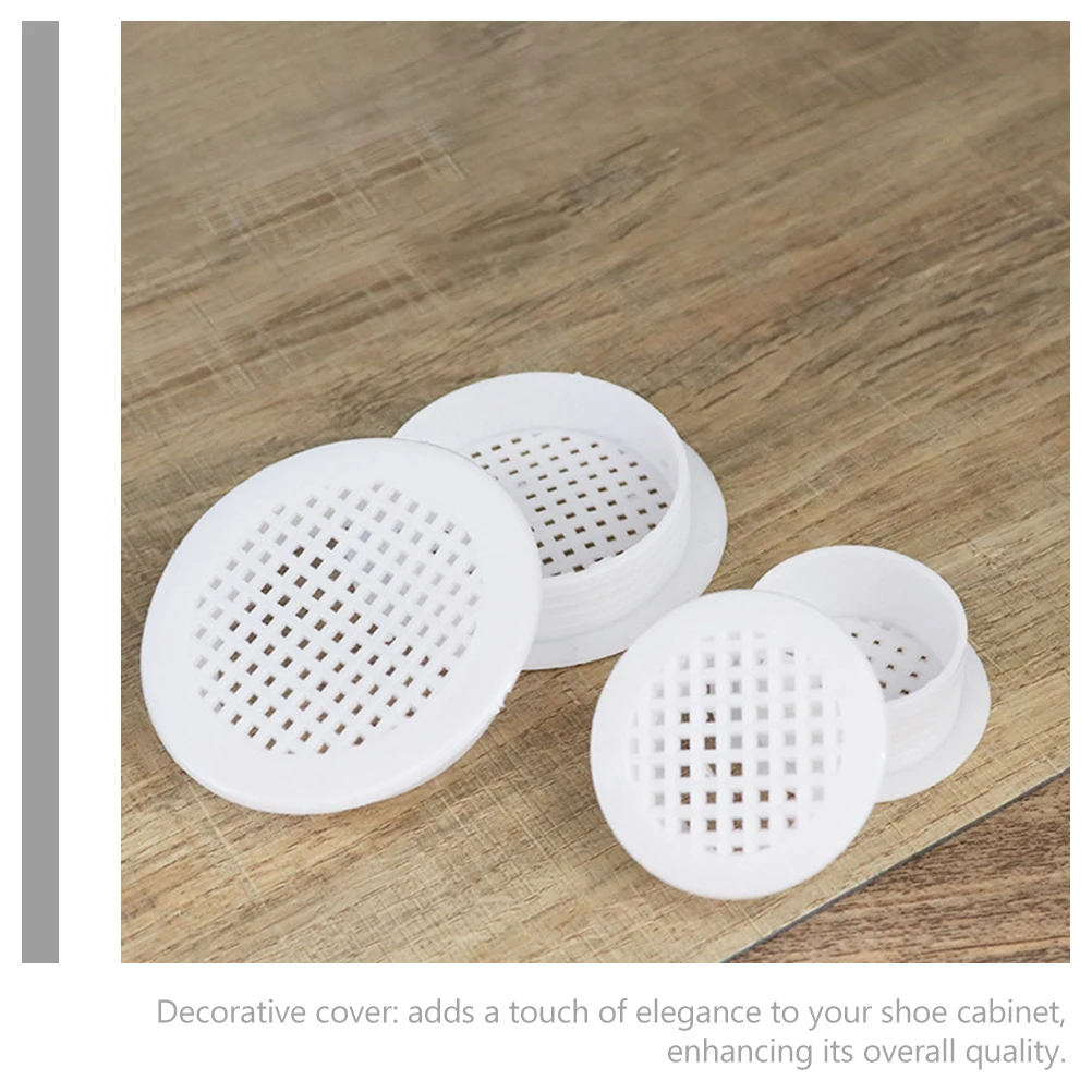 

50pcs Door Ventilation 53Mm Kitchen Cabinet Accessories Round Cover For Bathroom Decorative Vent Covers Under Cabinet