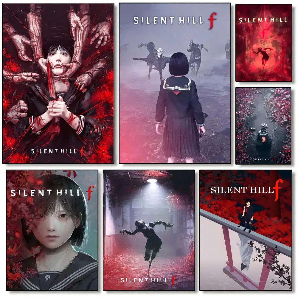 Silent Hill Game Poster, hochwertiges Wandkunst-Poster für Zuhause, Schlafzimmer, Wohnzimmer, Flur, perfektes Geschenk
