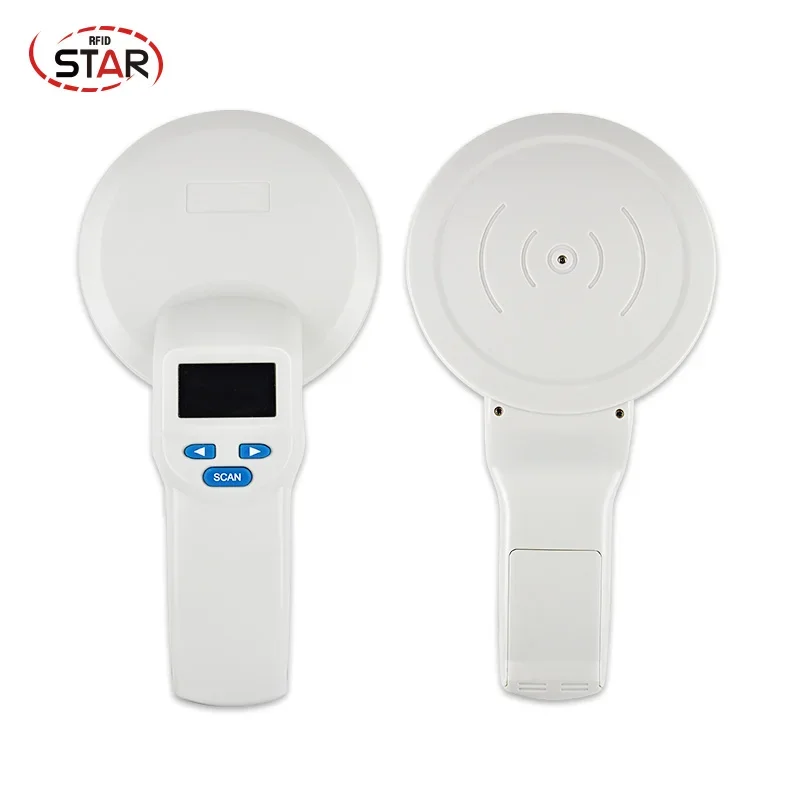 134.2khz portable rfid scanner ISO11784 FDX-B animal chip handheld reader dog chip scanner for reading rfid transponder tag