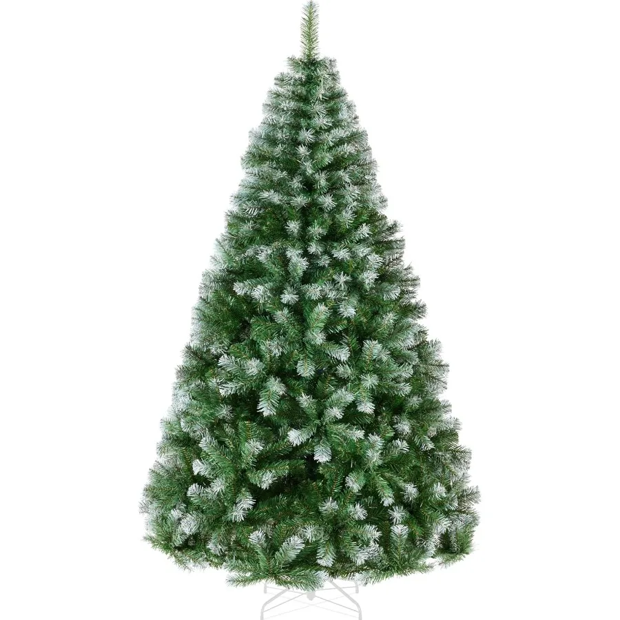 

Artificial Christmas Tree 6ft Premium Unlit Pine Design with Dense Branches for Realistic Holiday Decor Easy Assembly and LongL