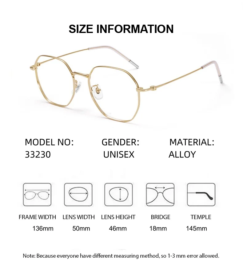 ELECCION 처방 안경 편안한 광학 안경 남성 여성 특대 안경 프레임 근시 광변색 안티 블루 레이