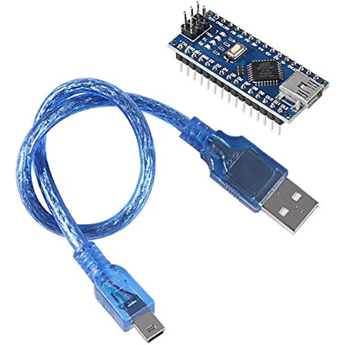 2pcs For Nano V3.0 Module ATmega328P 5V 16MHz CH340G Chip Microcontroller Development Board USB Cable for Arduino