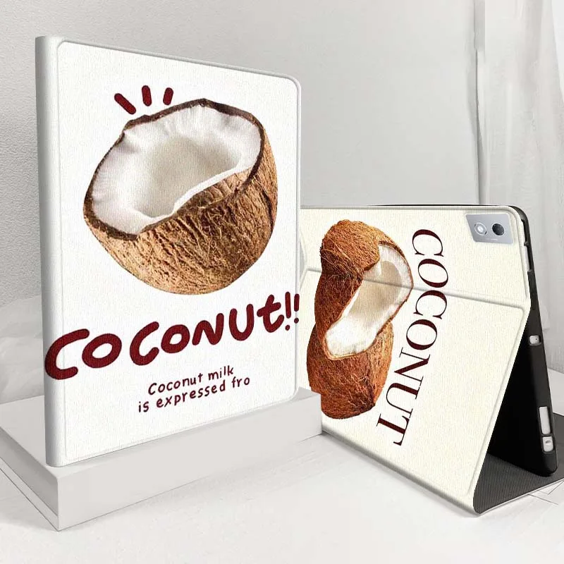 

Coconut Simple Pattern Case For Lenovo Pad Tab Legion Xiaoxin Y900 Y700 K10 M10 P11 3rd Pro GT Plus Gen Cover Tablet