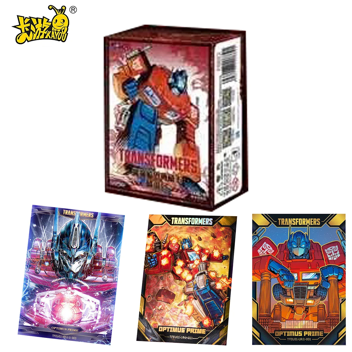 

Genuine KAYOU Transformers Energy Critical Series Collection Card Classic Anime Comic Style Variant Cover Cards Birthday Gifts