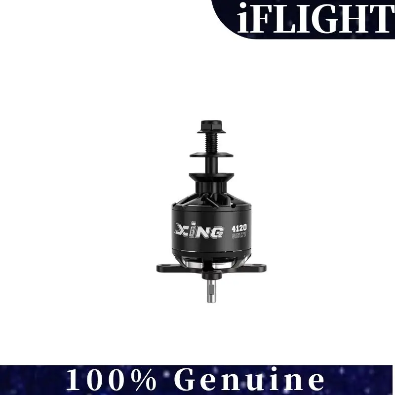 

iFlight XING2 4120 515KV Бесщеточный двигатель, высокий крутящий момент для радиоуправляемого самолета FPV/длинного радиуса действия, 6-8S LiPo, прочный алюминий с ЧПУ