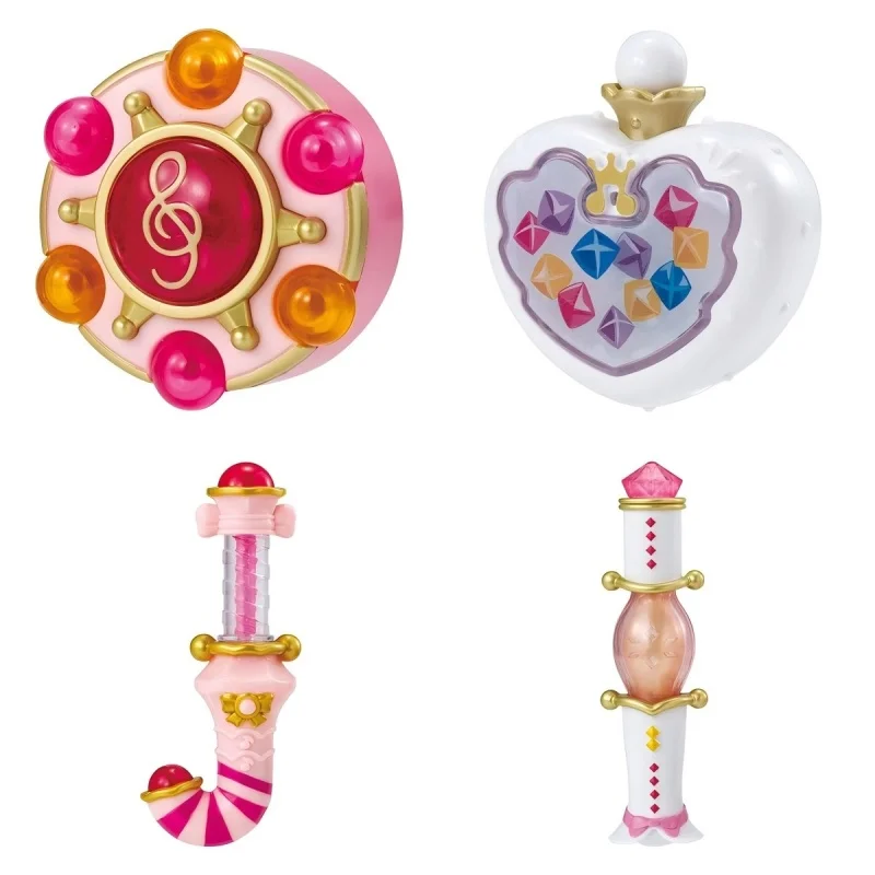 

Bandai натуральная 4 шт. Gashapon Ojamajo Doremi аниме фигурка игрушки для детей подарок Коллекционная модель украшения