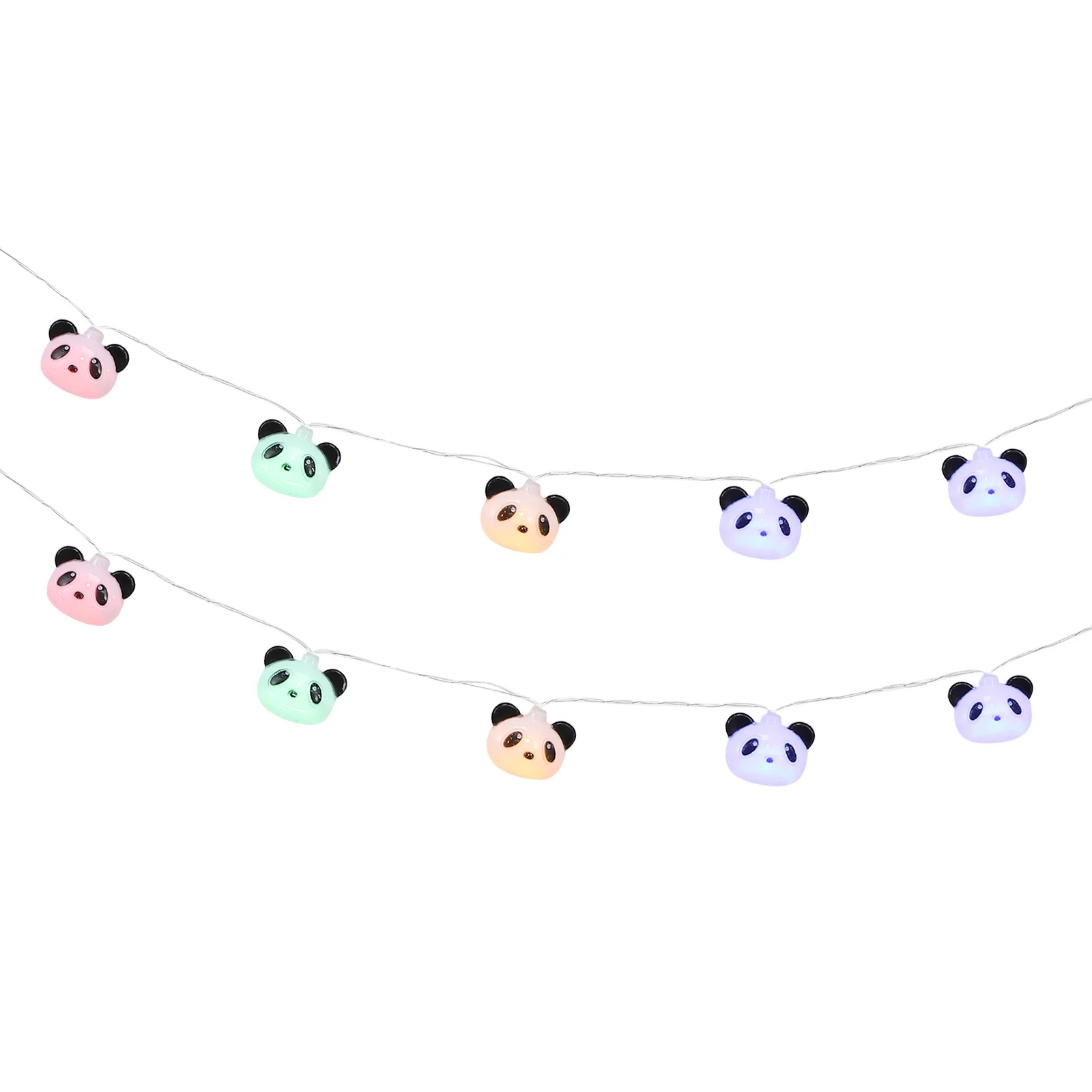 

1Set Creative Panda Shape LED String Light Decorative Hanging Lamp for Home Party Wedding Festival Panda String Light