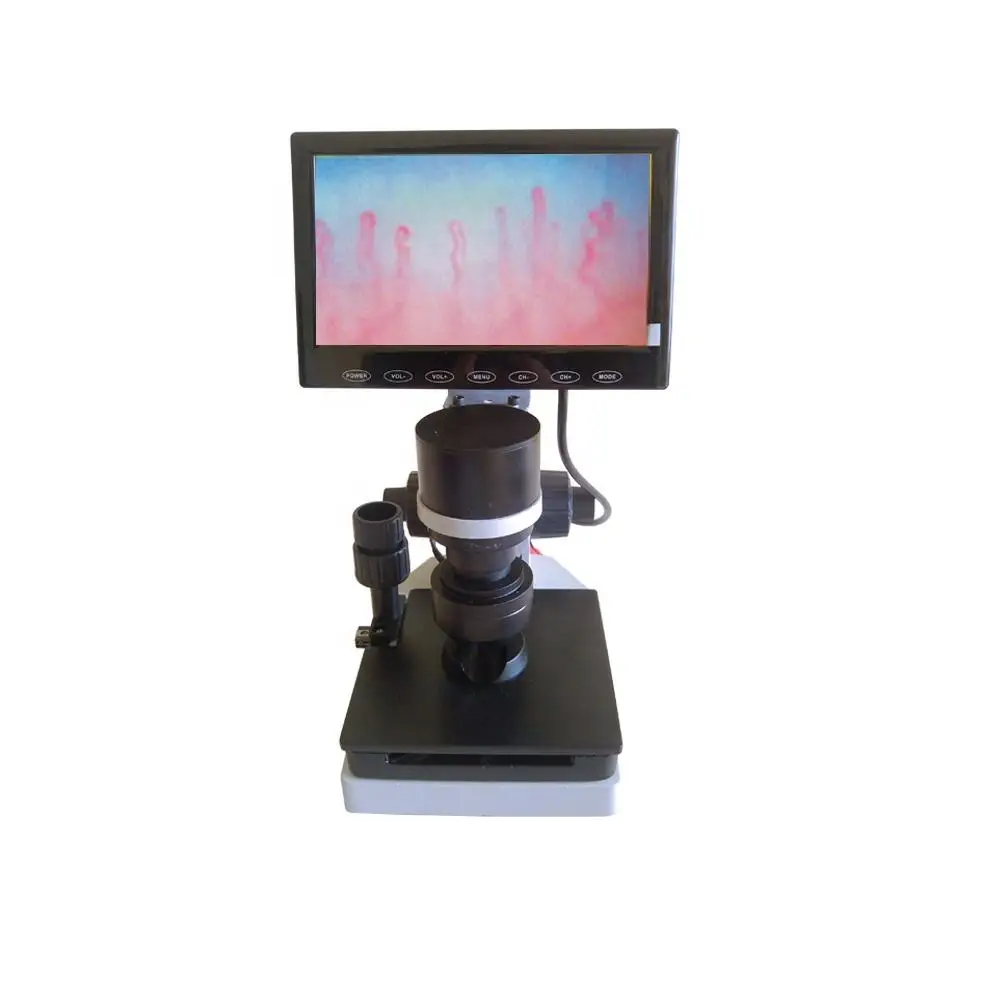 Portable Nail Wall Capillary Microcirculation Detector, Blood Vessel Microcirculation Analyzer 7/8/9/10.1 LCD Display