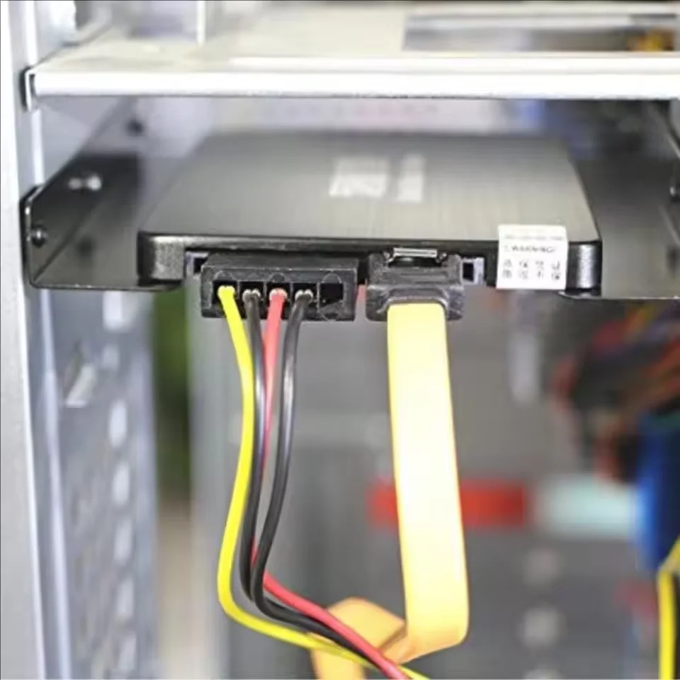 2.5 นิ้ว Ssd Hdd ถึง 3.5 นิ้วโลหะอะแดปเตอร์ยึดโลหะชุดติดตั้งวงเล็บ Pc แชสซี Ssd ฐานยึดสกรู hard dr