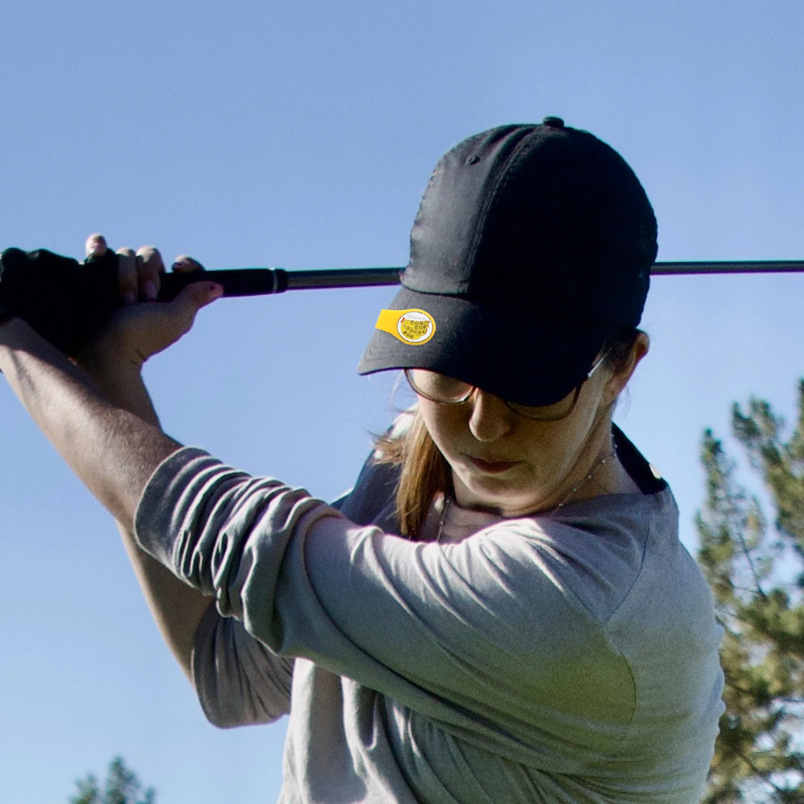 

Golf Hat Clip With Cute Patterns Durable Golf Ball Marker Golf Improvement Device Golf Training Necessity