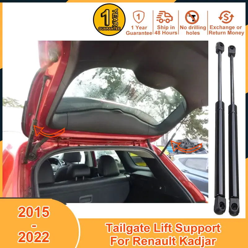 2015-2022 Tailgate Lift Support For Renault Kadjar 2016 2017 2018 2019 2020 2021 Accessories Strut Bars Damper Shock Absorber