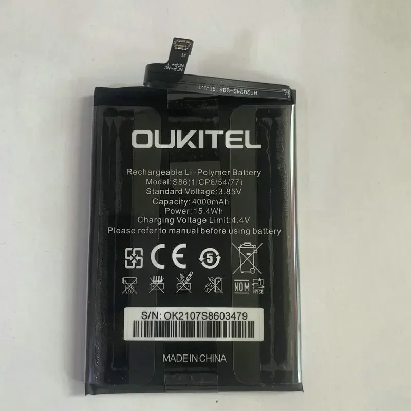 Battery for Oukitel WP12 Pro Bateria Smartphone Accessories