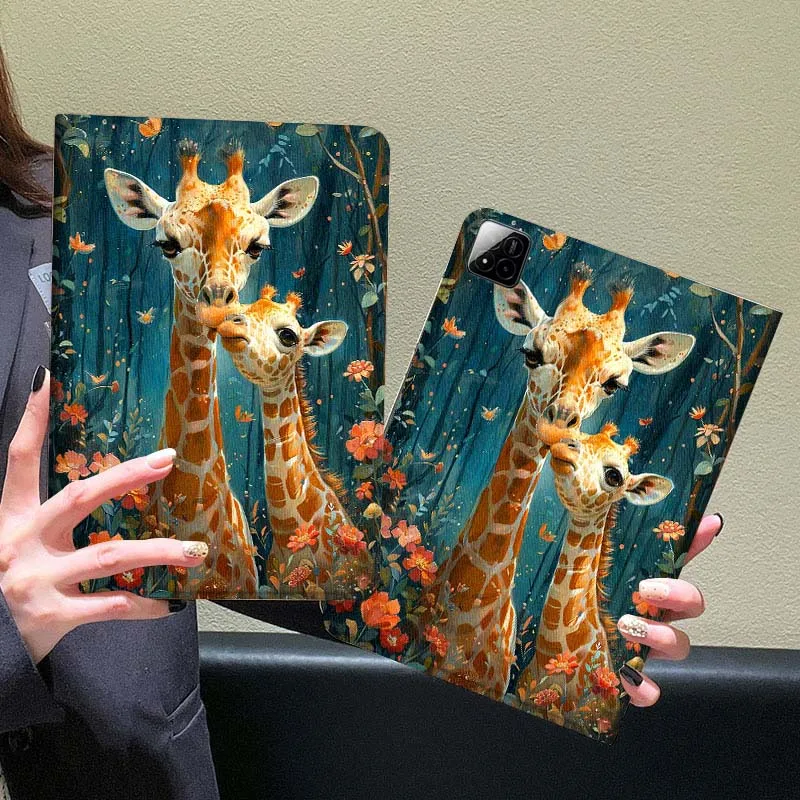 

Cartoon Giraffe Anime For Xiaomi Redmi Mi Pad 5 6 6s 7 SE Pro Max Ultra 12.4 12.5 14 inch Tablet Case