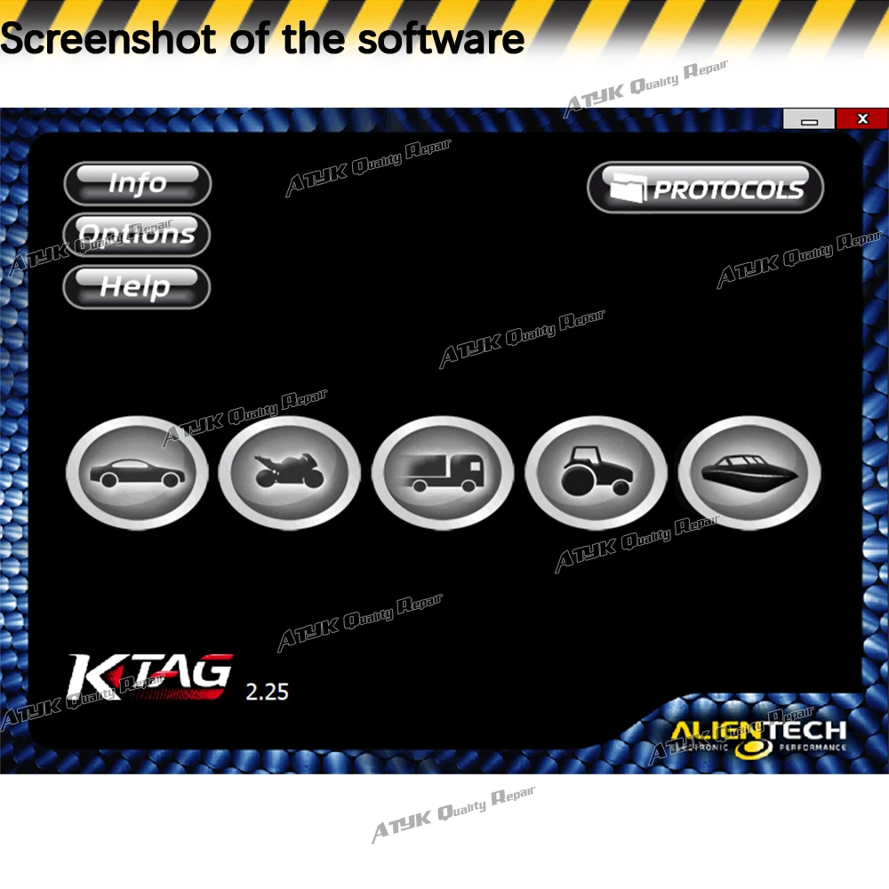 2.25 KTAG ECU chip programming tool repair software ktag 2.25 Diagnostic tools tuning auto ecu cars trucks 2024 new vci Program