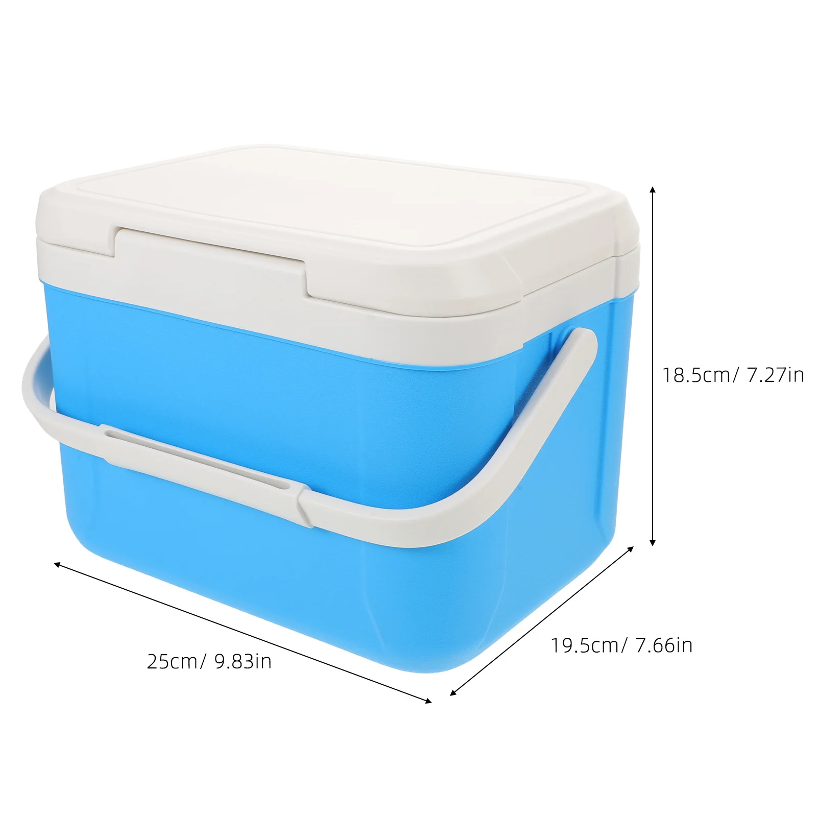 1 مجموعة 5.5L المحمولة في الهواء الطلق معزول صندوق تبريد للتخييم نزهة الصيد السفر الغداء حاوية الثلج دائم خفيفة الوزن سيارة