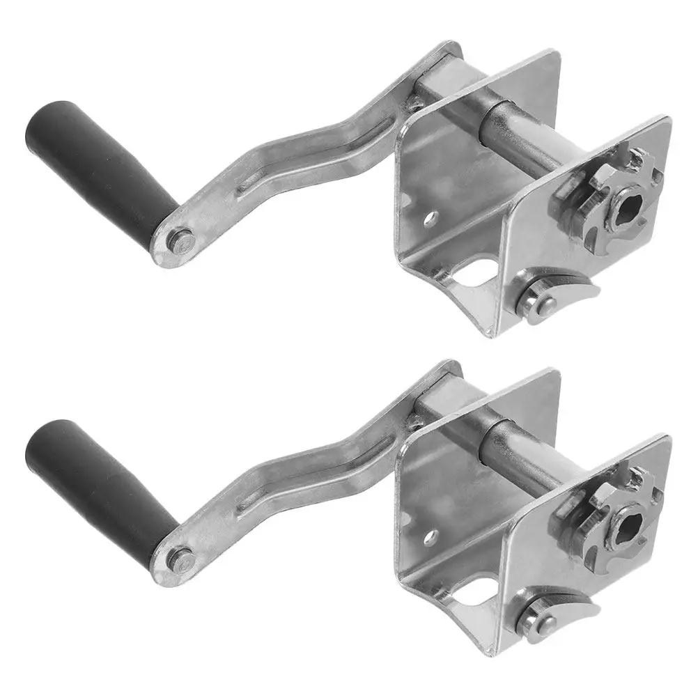 

2Pcs Outdoor Sports Badminton Net Tightener Hand Crank Wire Rope Tensioner Volleyball Net Adjuster Tool Cord Tightener