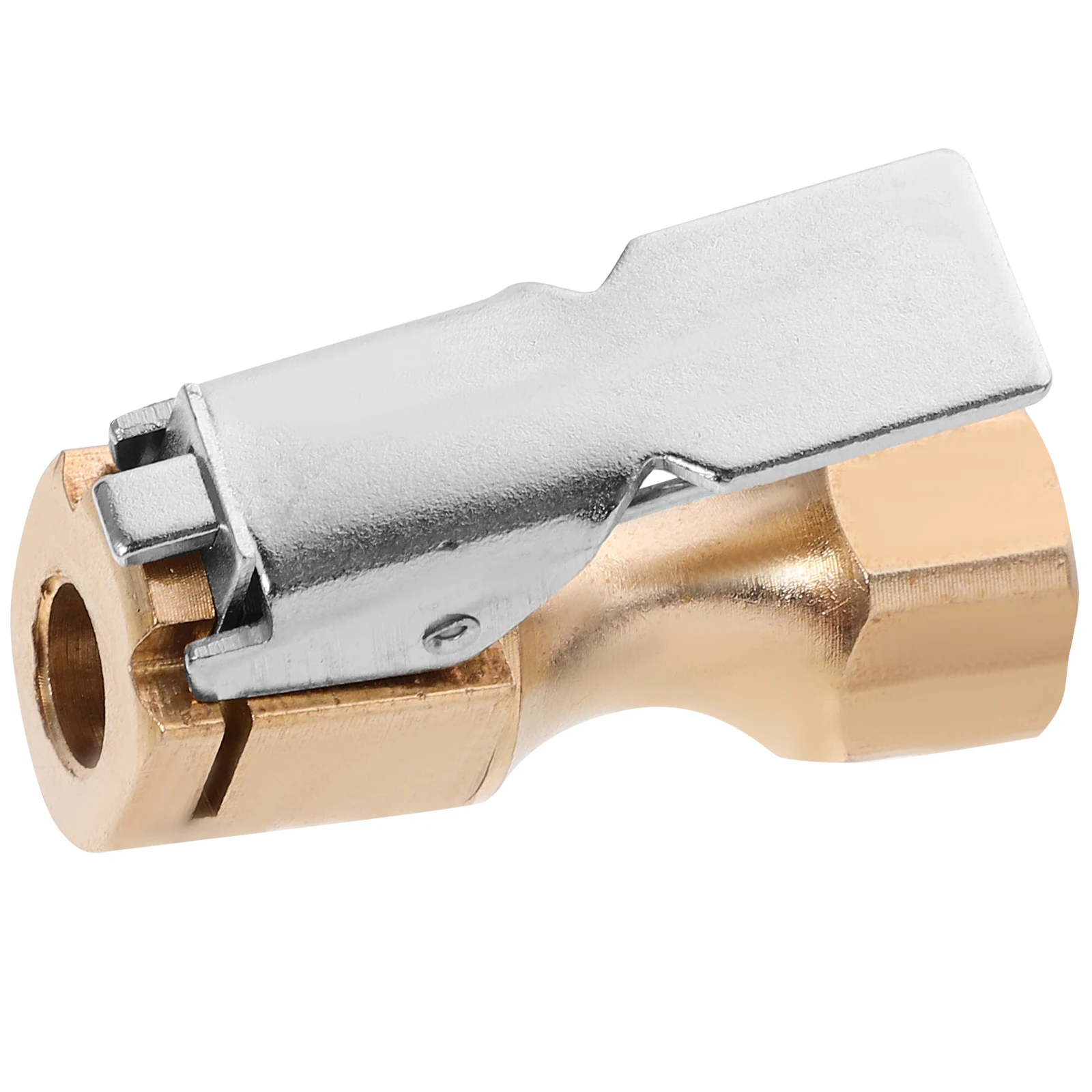 

Locking Air Chuck Copper Tire Inflation Chuck Durable Stainless Steel Self-Locking Quick Connect Tire Accessories Car Motorcycle