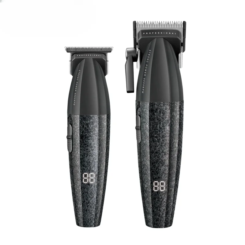 VGR V-640 DLC Blade 9000RPM Barber Combo Rechargeable Professional Hair Cipper Trimmer for Men