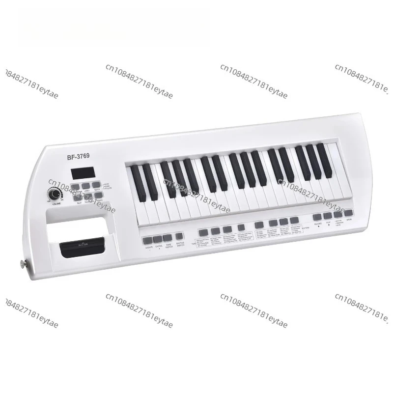 Portable Electronic Keyboard Organ Built-in Speaker Musical Instrument Wheel Stand For Beginner Practice