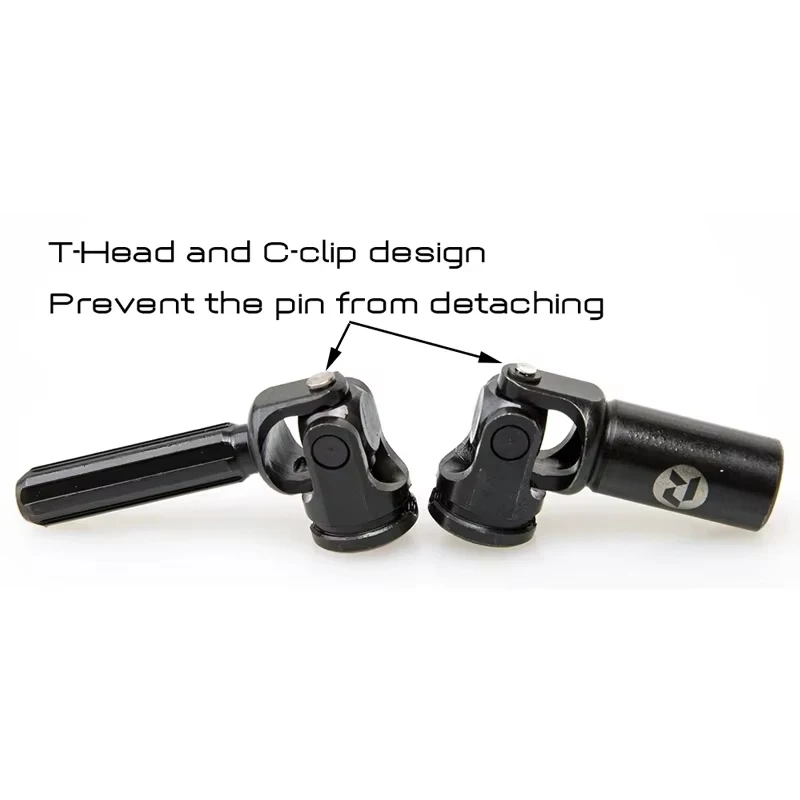 

RhinoRC Крошечный сверхмощный приводной вал из нержавеющей стали 55–73 мм 105–145 мм для 1/10 RC Car Crawler Axial SCX10 TRX4 Redcat Gen8