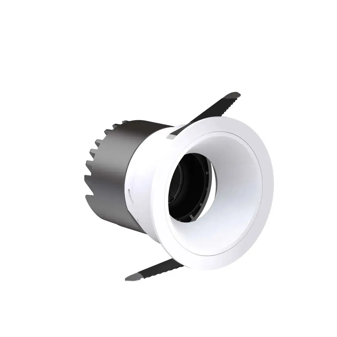 Recesso Anti-reflexo LED COB Spotlight, teto Downlight, Regulável, 24W, 30W, 110V, 220V, 7W, 10W, Foyer, Sala de jantar, Iluminação Shopping