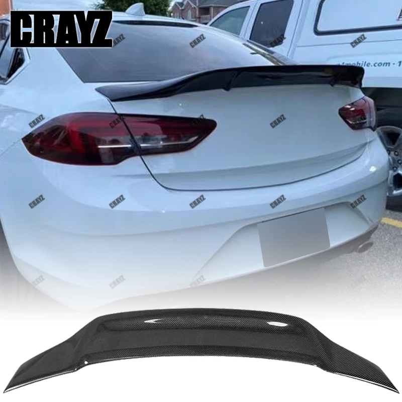 

For Opel Insignia Spoiler 2017-2022 Year Vauxhall Real Carbon Fiber Rear Wing Sport Accessories Body Kit