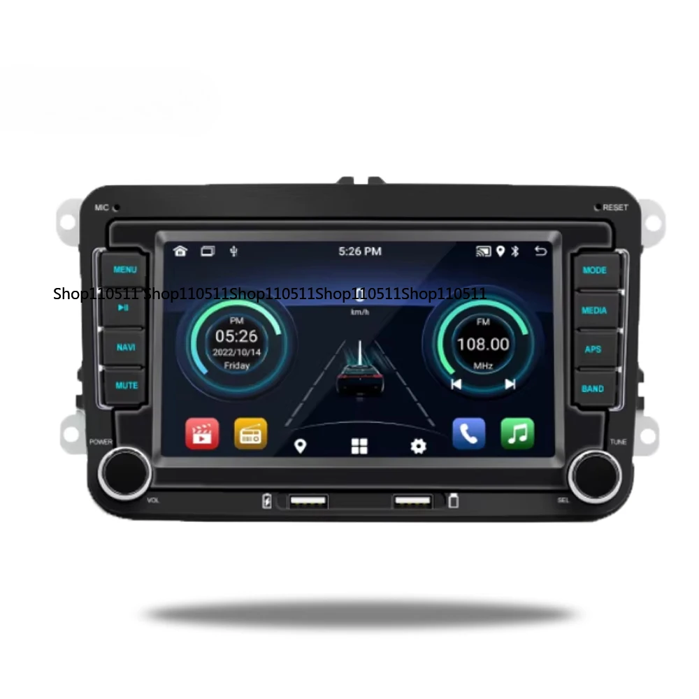 DAB CarPlay Radio Stereo 7-inch Autoradiography 1 + 16GB/1 + 32GBGlobal Positioning System WiFi 2USB for/Polo/Passat/Seat/Toed