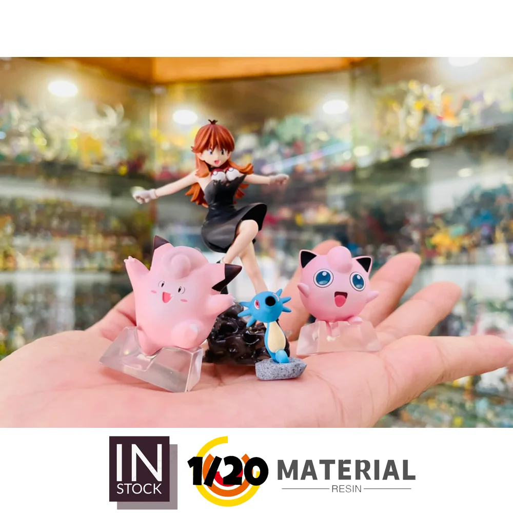 [IN STOCK]  1/20 Resin Figure [RED ART] - Blue & Clefairy & Jigglypuff & Horsea Set