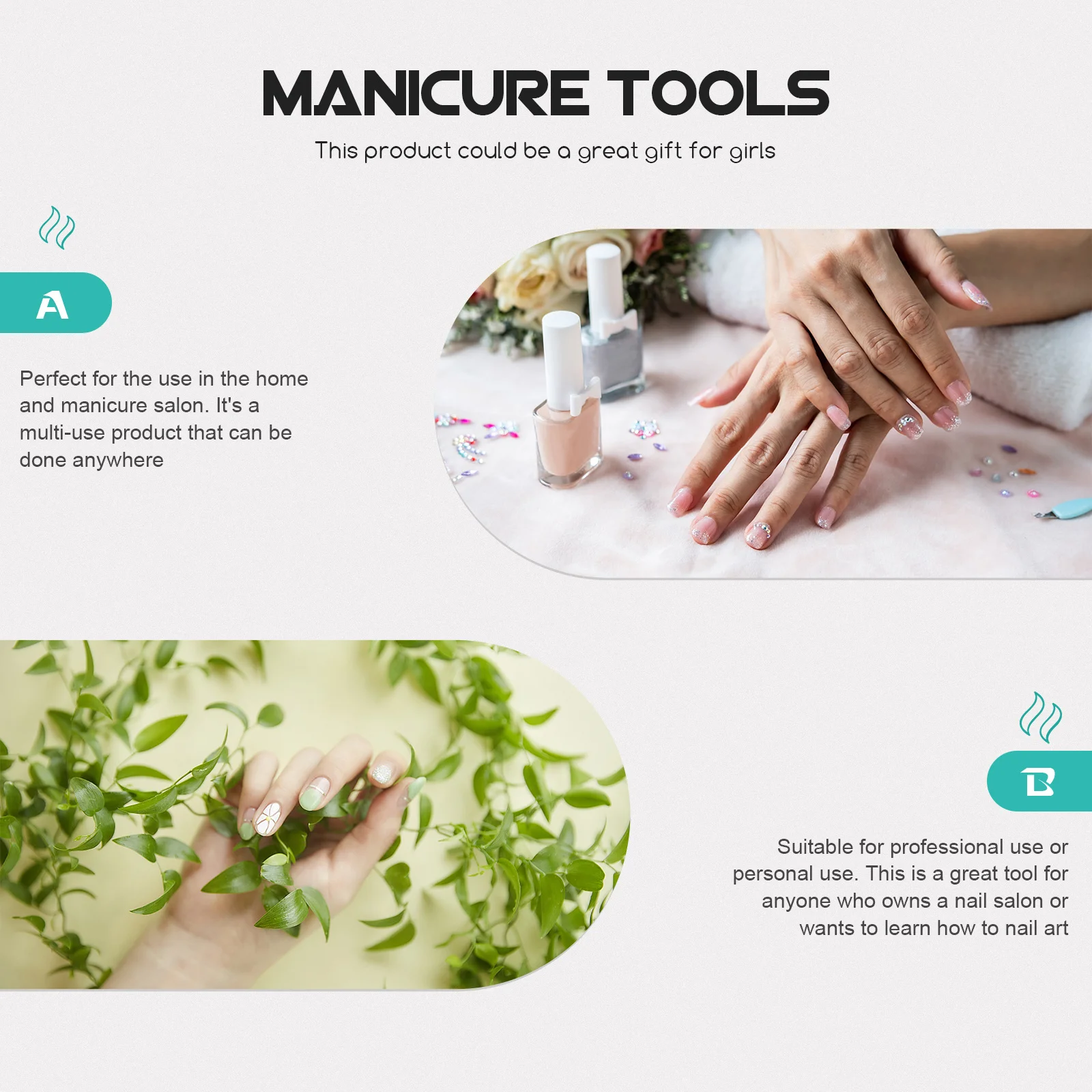 

5Pcs Nail Art Double End Silicone Pen Iridescence Manicure Drawing Tool Fine Detail Embossed Stick Nail Painting DIY Accessory