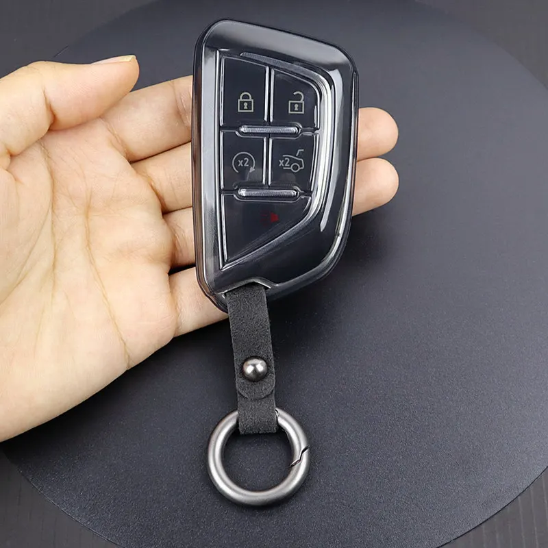 

Key Case Pack Car Shell Buckle High-end Applicable To Cadillac XTS/XT5/XT4/XT6/CT6/ATSL/LYRIQ Car Key Cover Car Key Set Tools