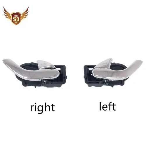 Imagen 2 del producto Manija de puerta interior compatible con coche para Mazda Tribute 2001-2006 Ford Escape 01-7 cromado izquierdo o derecho