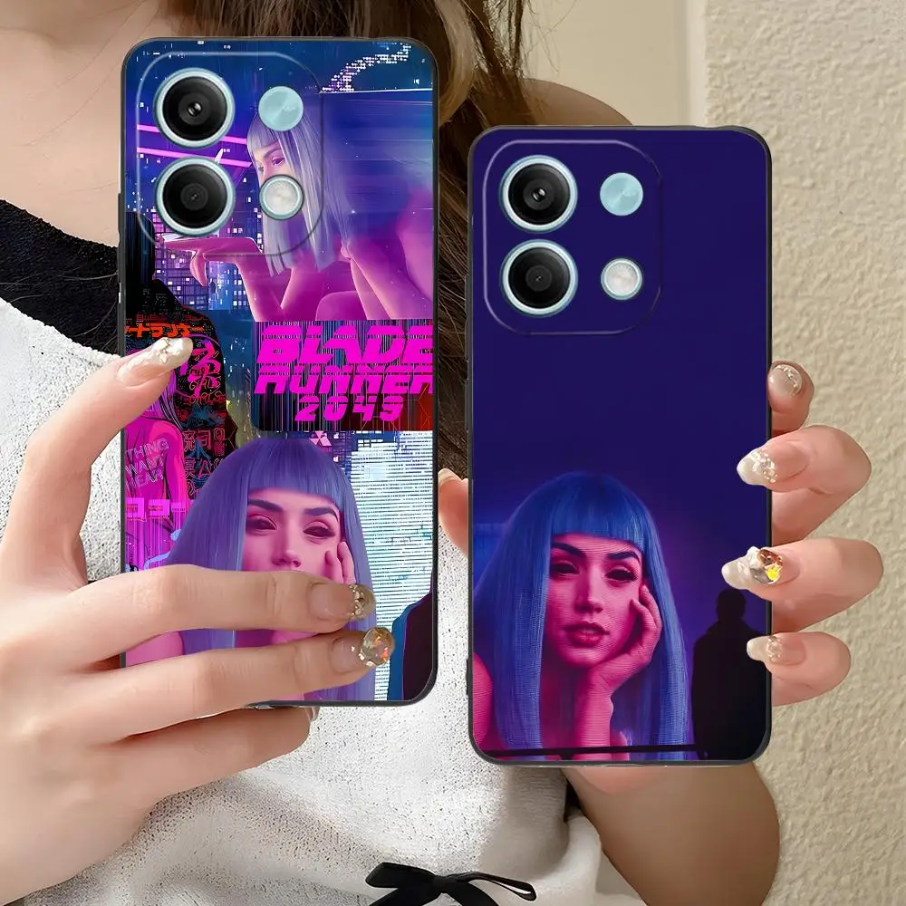 Ana de Armas حافظة هاتف محمول لهاتف Xiaomi Redmi 14 13 12 A5 3 2 1 C Plus 4G 5G غطاء طباعة ملون للهواتف المحمولة الفاخرة