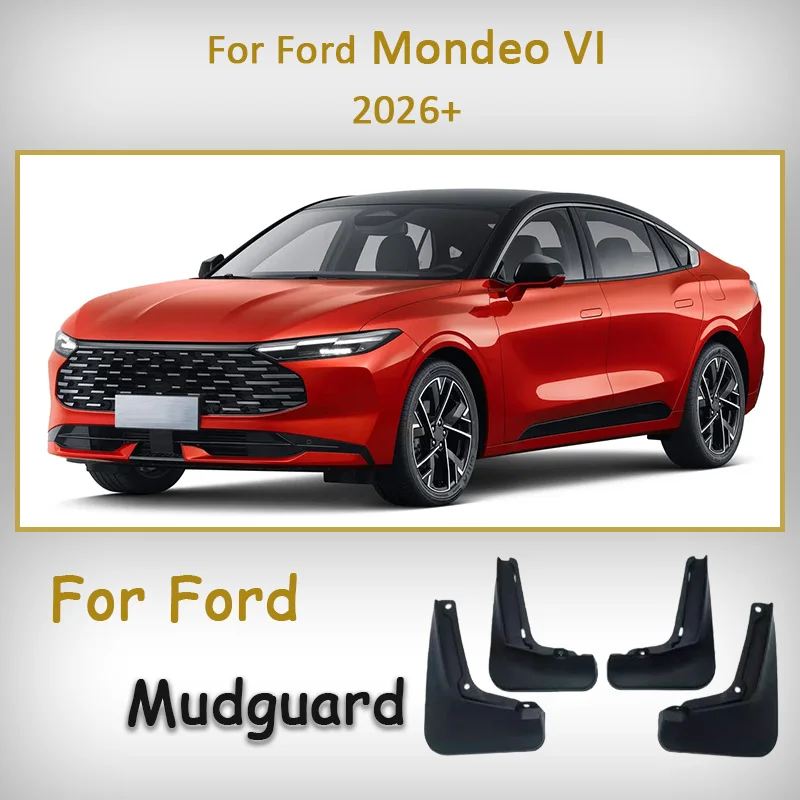 

For Ford Mondeo VI 2025 2026 Mudguards Car 4 PCS Wheel Splash Guards Fender Accessories Mud Flap Anti Spray Exterior Parts