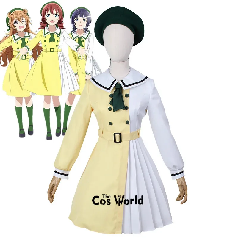 러브 라이브 니지가사키 미라이 하모니 우에하라 아유무 유키 세츠나 미야시타 아이 엠마 베르데 복장 애니메이션 맞춤 코스프레 의상