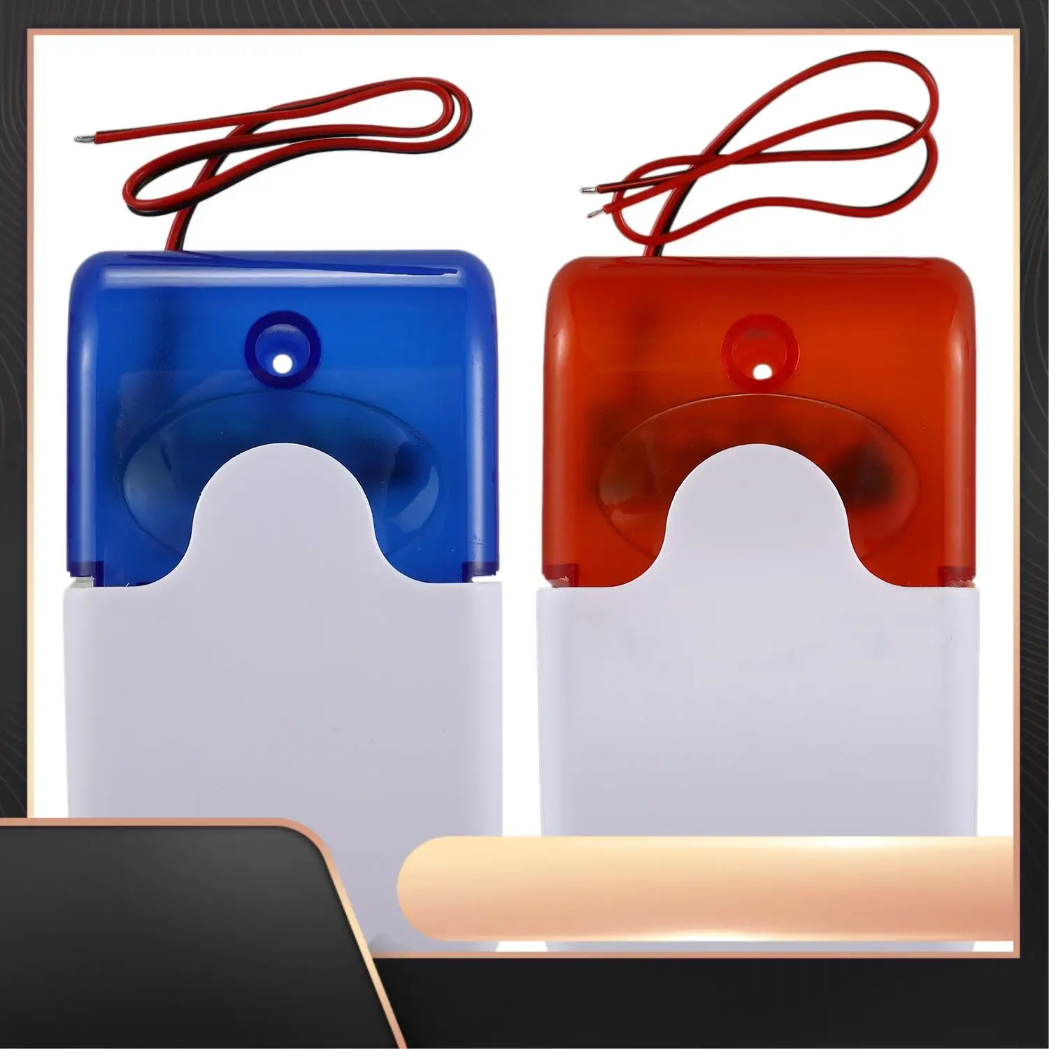 

Мини-проводная стробоскопическая сигнальная сирена, прочная звуковая сигнализация постоянного тока 12 В, мигающий свет, звуковая сирена, звуковая сирена, домашняя охранная сигнализация, 115 дБ