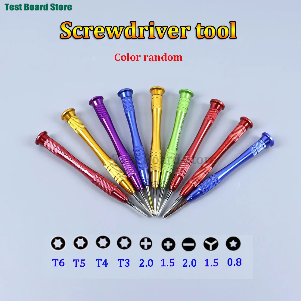 

9pcs/lot Magnetic Screwdrivers DIY Phone Disassembly Tool Phillips 1.5mm Slotted 2.0mm Torx Pentalobe Y type T3 T4 T5 T6