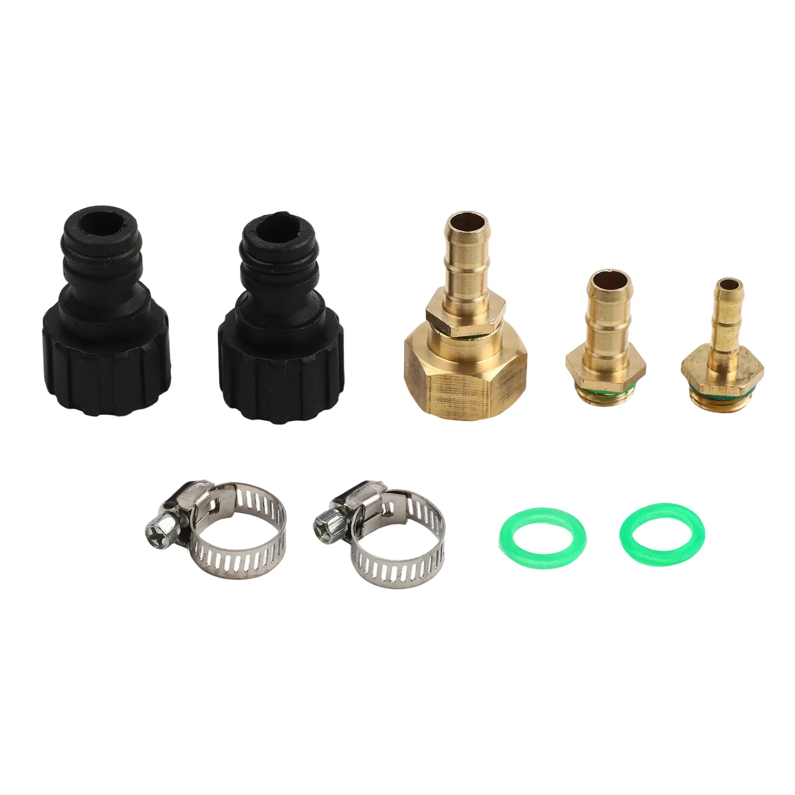 Adjustable Garden Spray Wand with Stainless Steel Frame Brass Barbs and Built-in Shut-Off Valves for Hose Compatibility