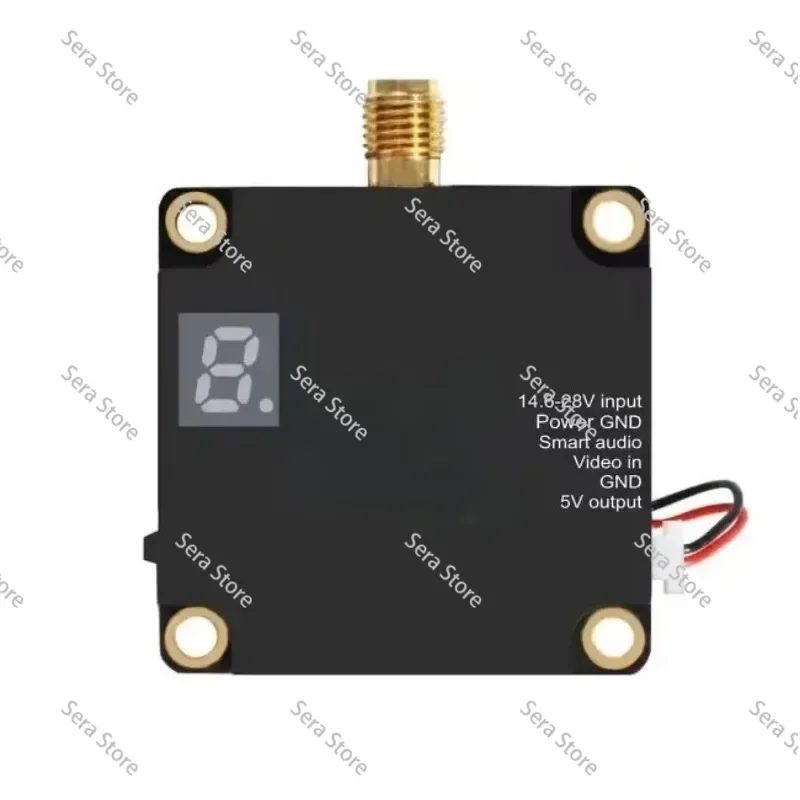 5.8G 96CH FPV Video Transmitter 8W, Long‑Range VTX Module with Smart Audio for RC Drone