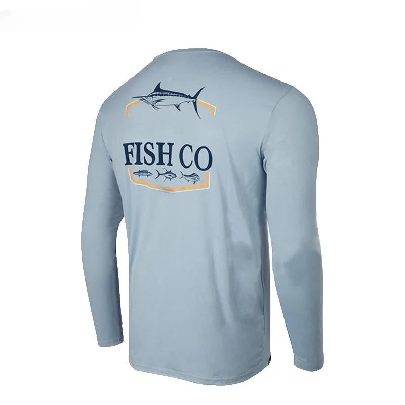 UV Protection Angling Tops Outdoor Breathable Fishing Shirts Long Sleeve Sun Protecting Fishing Jerseys