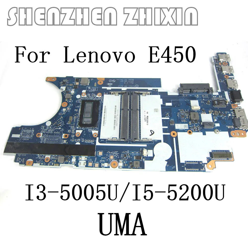 CE450 NM-A211 For Lenovo ThinkPad E450 E450C laptop motherboard with I3-5005U/I5-5200U CPU 00HT779 00HT653 Mainboard